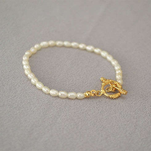 Mini Rice Pearls Beaded Necklace l Bracelet - Zafari Studio - Zafari Jewlery